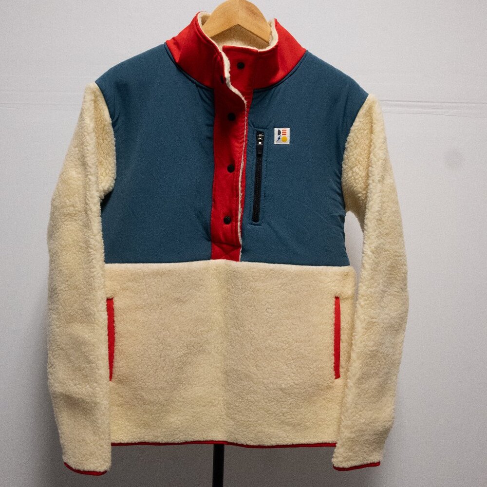 DESO Made in USA Colorblock Sherpa Fleece Jacket